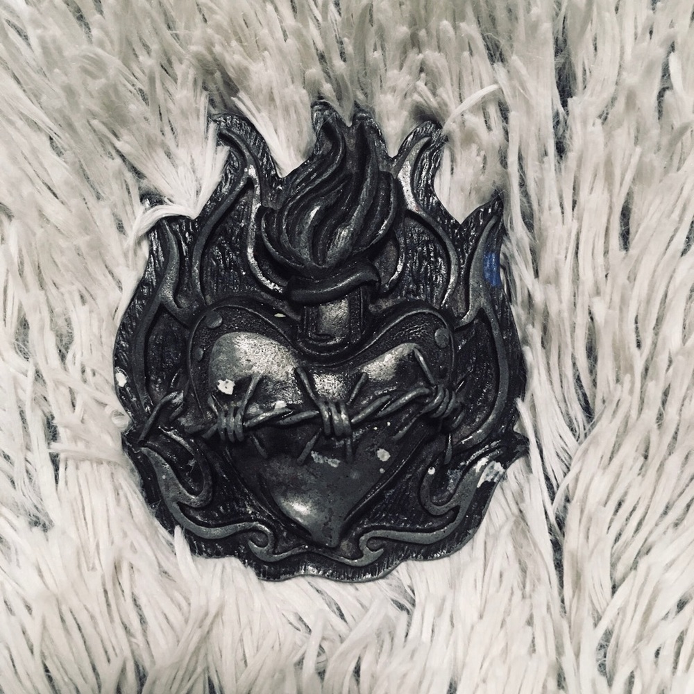 HeavyMentalBuckles. com sacred heat belt buckle
